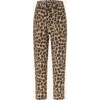 Juvia Dámské Mušelínové Kalhoty Yola, světle hnědá / tmavě...