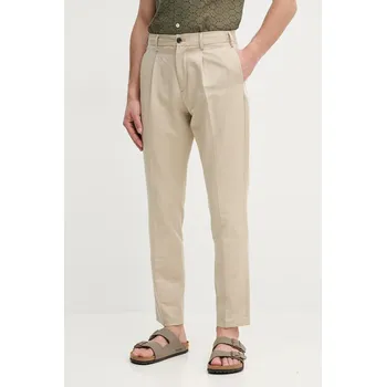 Dámské kalhoty Kalhoty Tommy Hilfiger MW0MW38861 béžová 80X, vel. 32/34