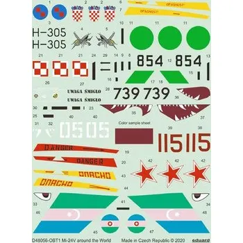 Plastikový model Eduard Mi-24V around the World 1/48