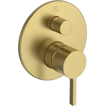 Vodovodní baterie Ideal Standard Joy - Vanová baterie pod omítku, kartáčovaná zlatá A7383A2