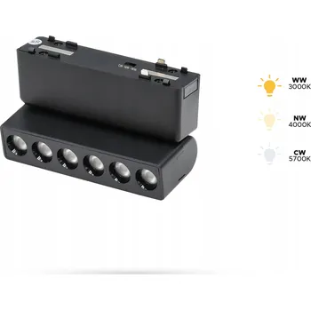 Lištový reflektor Automat-on 1 x 6 W 0,122 m