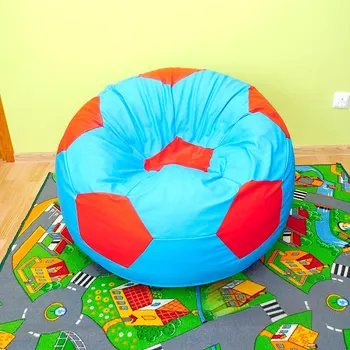 Taburet Sedací vak - míč 100 cm - světlemodrá + červená
