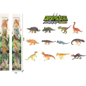 Figurka Sada 6 Plastových Dinosaurů v Blistru