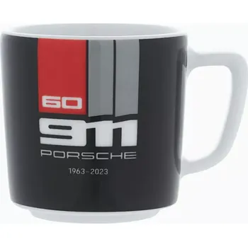 PORSCHE Collector's espresso cup no.5 60Y Porsche 911 Limited Edition Šálek na kávu 90ml (Sběratelský šálek na espresso v exkluzivním jubilejním designu Porsche 911.)
