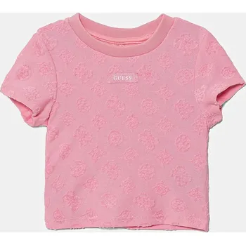 Dětské tričko Guess J5GP04.KCT02.PPYA růžová 30X, vel. 118-122