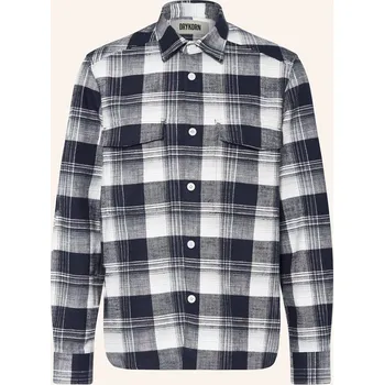 Pánská košile Drykorn Pánská Flanelová Svrchní Košile Gunray, tmavě modrá /...