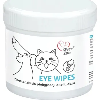 Kosmetika pro psa OVER ZOO Eye Wipes ubrousky na péči o oči 130 ks