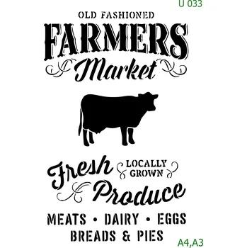 Šablona U 033 - A4 , Nelepící folie