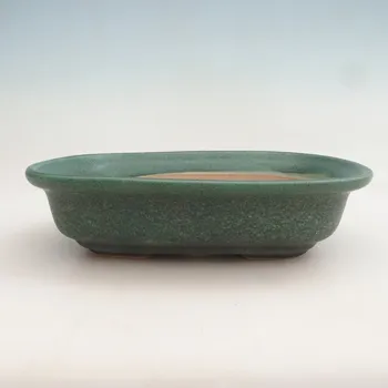 Květináč Bonsai miska H25 - 23 x 17 x 5,5 cm. - zelená