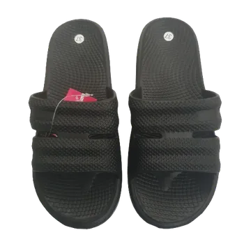 Dámské pantofle Linhtrang Dámské gumové pantofle - otevřené Barva: Černá, Velikost: 41