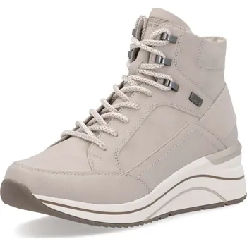 Dámské kozačky Rieker Dámská kotníková obuv REMONTE D0T79-62 béžová W5 38