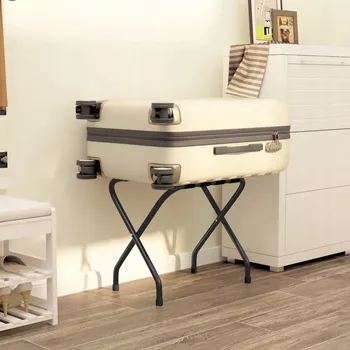 VidaXL Stojan na zavazadlo černý 56 x 40 x 49 cm