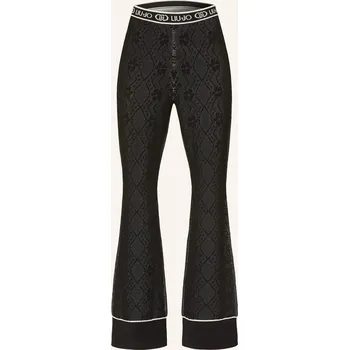 Liu Jo Dámské Úpletové Kalhoty, černá / bílá, 40