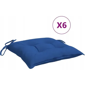 Podsedák Polštář VidaXL 40 x 40 x 7 cm, modrý