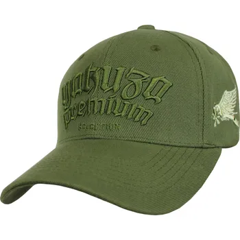 Kšiltovka Yakuza Premium Selection čepice basebal kšiltovka 4073 zelená olivova Snapback