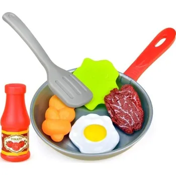 Dětská kuchyňka Dětská kuchyňská sada 8 ks šedá