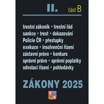 Zákony 2025 II. část B: Trestní zákony…