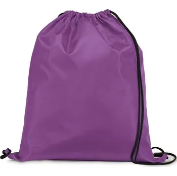 Městský batoh CARNABY. Batoh 210D s černými stahovacími šňůrkami - Fialová