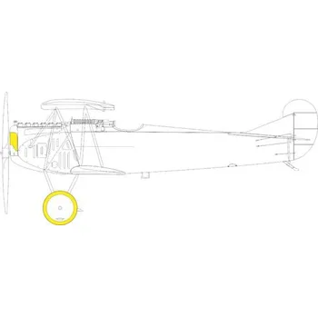 Plastikový model Eduard Fokker D. VII (OAW) Weekend 1/72 Mask