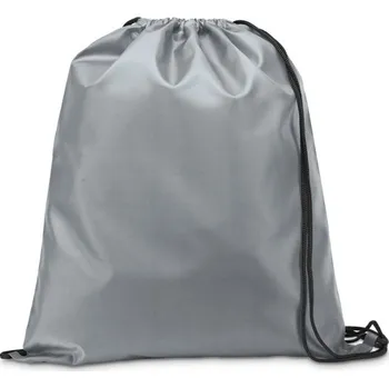 Městský batoh CARNABY. Batoh 210D s černými stahovacími šňůrkami - Světle Šedá