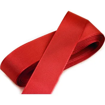 Stuha Stuha taftová šíře 25 mm červená 10 m