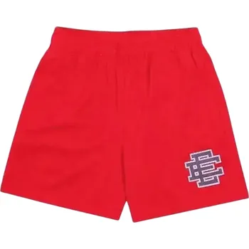 Pánské kraťasy Pánské síťované sportovní kraťasy do posilovny Volnočasové tréninkové šortky s elastickým pasem Lehký a prodyšný materiál na léto červená M