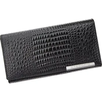 Peněženka Dámská kožená peněženka Gregorio GF107 černá