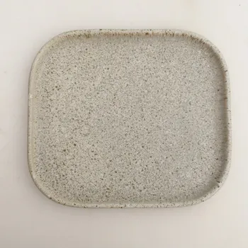 Květináč Keramická podmiska H36 - 17,5 x 15 x 1 cm - béžová