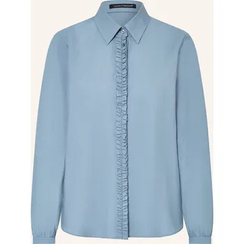 Dámská halenka Luisa Cerano Dámská Košilová Halenka S Volány, černošedá, 38