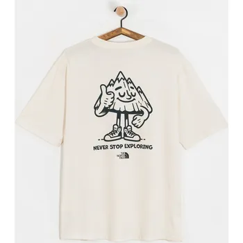 The North Face Mountain Fun Oversized (white dune) M, bílá