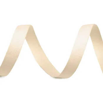 Stuha Bavlněná stuha / plátnovka šíře 10 mm režná světlá 1 m
