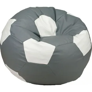 Taburet Sedací vak - míč 100 cm- šedá + bílá