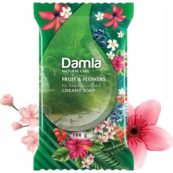 Mýdlo Toaletní krémové mýdlo Sedm květů s vazelínou a vitamínem E 100 g DAMLA