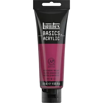 Výtvarná barva Liquitex Basics Umělecká barva akrylová, chinakridonová magenta, 118 ml&nbsp;1046114