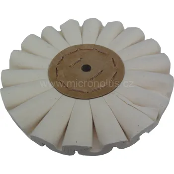 Lešticí kotouč Zvlněný - Molino 350x16listůx kovový střed 130