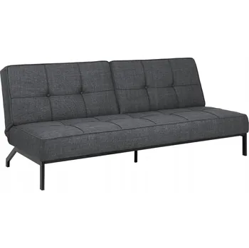 Pohovka Dvoumístná rozkládací pohovka Perugia I tmavě šedá