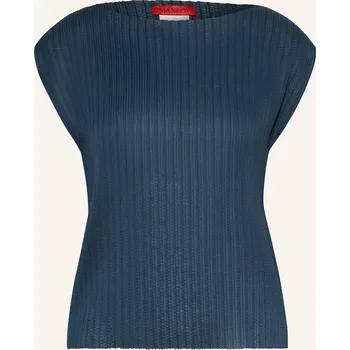 Max & Co. Dámský Plisovaný Top Leslie, tmavě modrá, 34