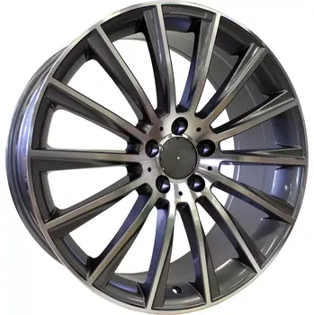 Alu kolo Alu kola Racing Line B1048, 17x8 5x112 ET35, šedivá + leštění