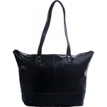 Velká kožená kabelka LederArt LA-1131 černá