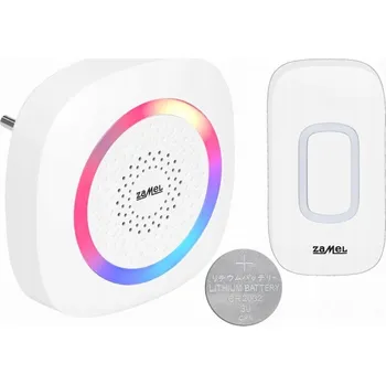 Domovní zvonek Bezdrátový zvonek Zamel s dosahem 250 m a hlasitostí 85 dB