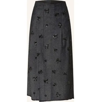 Dámská sukně Luisa Cerano Dámská Džínová Sukně V Zavinovacím Vzhledu S...