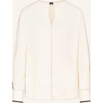 Dámská halenka Boss Dámská Halenka Banariah Ze Saténu, krémová, 36