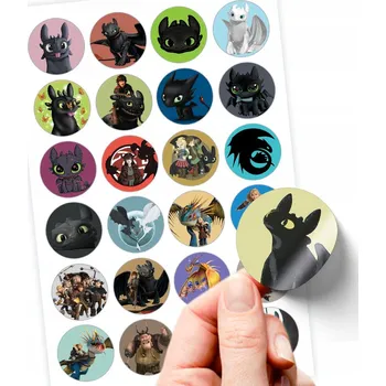 samolepka Filmová a herní nálepka JAK VYCVIČIT DRAKA