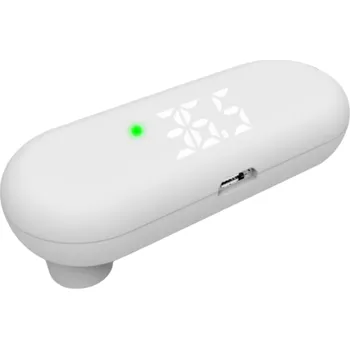Teploměr osobní Bezkontaktní digitální teploměr na čelo USB dobíjecí Klinicky přesný Elektronický měřič tělesné teploty pro děti Přenosný bílý