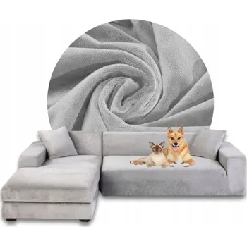 Napínací potah Potah na pohovku (kanape) Domidekor šedý