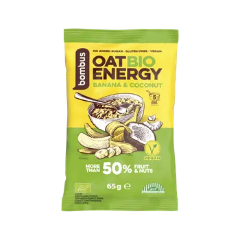 Bombus Ovesná kaše OAT BIO ENERGY - BANANA & COCONUT, 65g Karton 65g - 15 ks