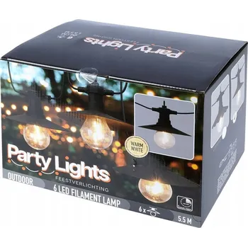 Dekorativní svítidlo Světelný řetěz Party Lights 15 cm do zásuvky, čirý