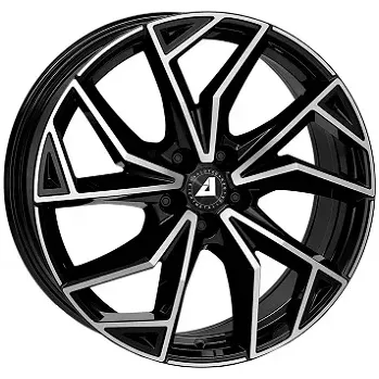 Alu kolo Alu kola ALUTEC ADX.02, 20x9 5x112 ET24, černá lesklá + leštění (zátěžová) vhodné pro BMW 7 G70 (od 2022), BMW i7, BMW X3 G45 (od 2025)