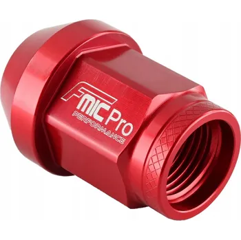 Matice Hliníková matice kola FMIC.Pro M14x1.5 Červená 1 ks průchozí