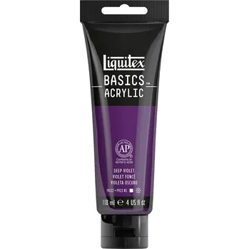 Vodová barva Liquitex Basics Umělecká barva akrylová, tmavě fialová, 118 ml 1046115